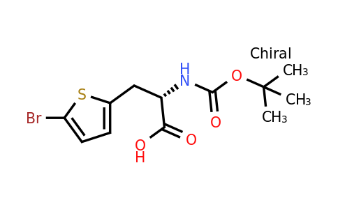 190319-95-0 | (S)-3-(5-bromothiophen-2-yl)-2-((tert-butoxycarbonyl)amino)propanoic acid