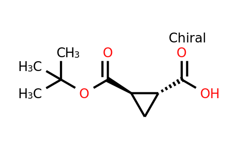 (1R,2R)-2-tert-butoxycarbonylcyclopropanecarboxylic acid