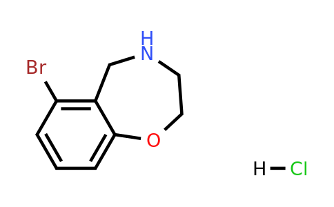 1909313-27-4 | 6-Bromo-2,3,4,5-tetrahydrobenzo[f][1,4]oxazepine hydrochloride