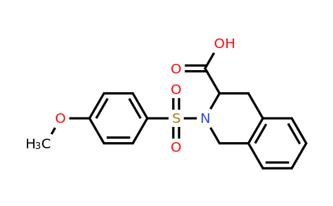 191326-98-4 | 2-(4-Methoxybenzenesulfonyl)-1,2,3,4-tetrahydroisoquinoline-3-carboxylic acid