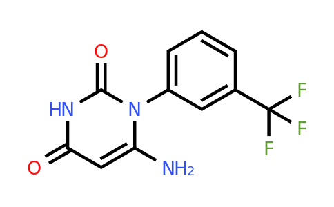 19136-40-4 | 6-Amino-1-(3-(trifluoromethyl)phenyl)pyrimidine-2,4(1H,3H)-dione
