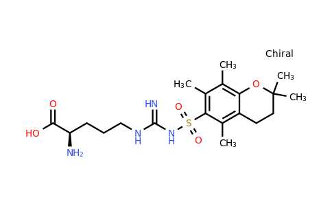 191869-60-0 | (2R)-2-amino-5-[[amino-[(2,2,5,7,8-pentamethyl-3,4-dihydrochromen-6-yl)sulfonylamino]methylidene]amino]pentanoic acid