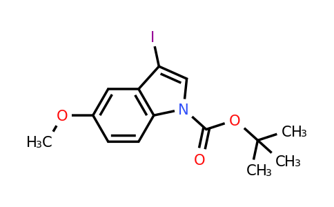 192189-10-9 | tert-Butyl 3-iodo-5-methoxy-1H-indole-1-carboxylate