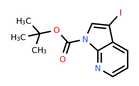 192189-18-7 | 1H-Pyrrolo[2,3-b]pyridine-1-carboxylic acid, 3-iodo-, 1,1-dimethylethyl ester