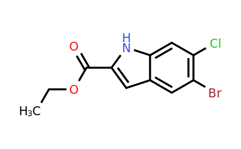 1923237-13-1 | Ethyl 5-bromo-6-chloro-1H-indole-2-carboxylate