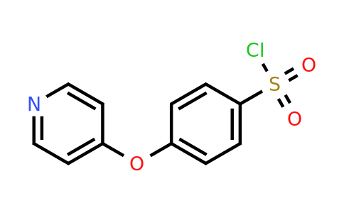 4-(Pyridin-4-yloxy)benzenesulfonyl chloride