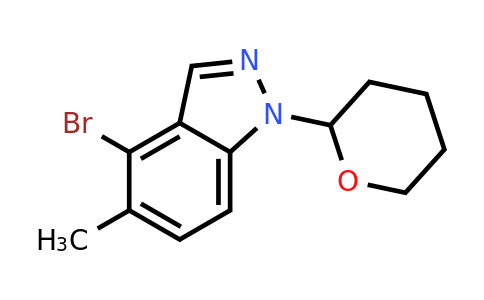 1926172-50-0 | 4-Bromo-5-methyl-1-(tetrahydro-2H-pyran-2-yl)-1H-indazole