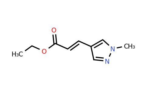 Ethyl (E)-3-(1-methyl-1H-pyrazol-4-yl)acrylate