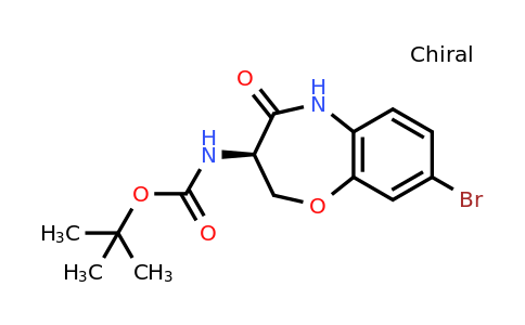 1932146-54-7 | Tert-butyln-[(3r)-8-bromo-4-oxo-3,5-dihydro-2h-1,5-benzoxazepin-3-yl]carbamate