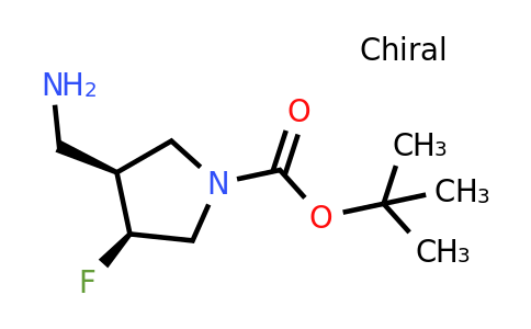 1932586-58-7 | tert-butyl (3S,4S)-3-(aminomethyl)-4-fluoropyrrolidine-1-carboxylate