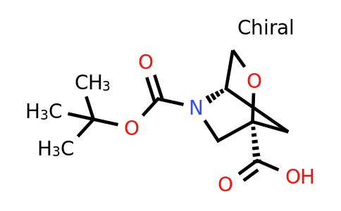 1932599-21-7 | (1S,4S)-5-tert-butoxycarbonyl-2-oxa-5-azabicyclo[2.2.1]heptane-1-carboxylic acid