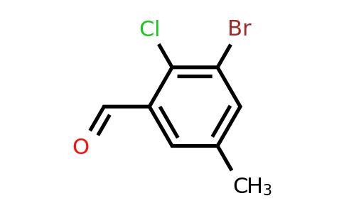 3-Bromo-2-chloro-5-methylbenzaldehyde
