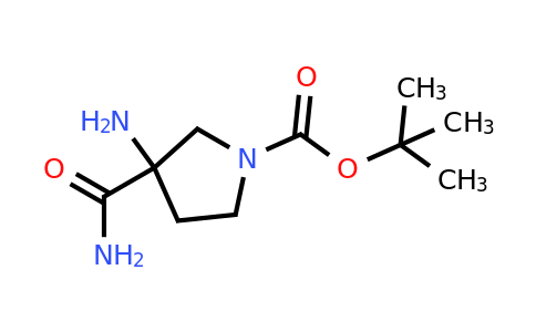 1934856-64-0 | tert-Butyl 3-amino-3-carbamoylpyrrolidine-1-carboxylate