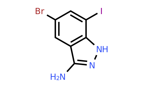 1935186-93-8 | 5-Bromo-7-iodo-1H-indazol-3-amine