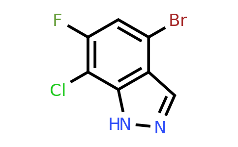 1935558-98-7 | 4-Bromo-7-chloro-6-fluoro-1H-indazole