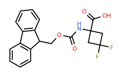 1-((((9H-Fluoren-9-yl)methoxy)carbonyl)amino)-3,3-difluorocyclobutanecarboxylic acid