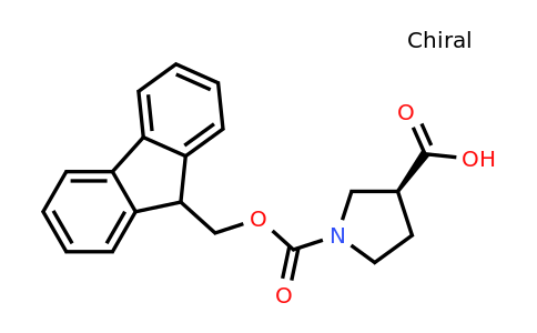 193693-66-2 | (3S)-Fmoc-1-pyrrolidine-3-carboxylic acid