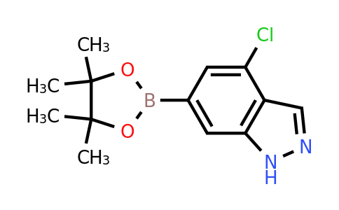 1939174-71-6 | 4-Chloro-6-(4,4,5,5-tetramethyl-1,3,2-dioxaborolan-2-yl)-1H-indazole