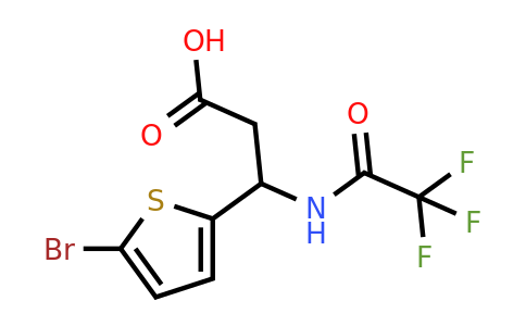194229-21-5 | 3-(5-Bromothiophen-2-yl)-3-(2,2,2-trifluoroacetamido)propanoic acid