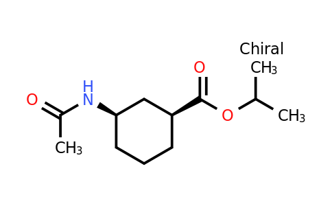 1945979-17-8 | isopropyl (1S,3R)-3-acetamidocyclohexanecarboxylate