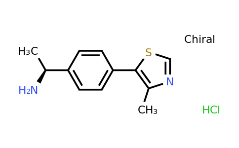 1948273-01-5 | (S)-1-(4-(4-methylthiazol-5-yl)phenyl)ethanamine hydrochloride