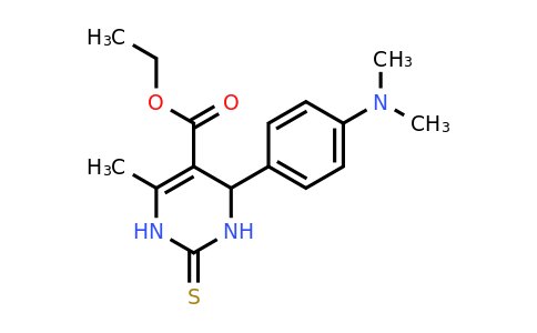 19492-61-6 | Ethyl 4-(4-(dimethylamino)phenyl)-6-methyl-2-thioxo-1,2,3,4-tetrahydropyrimidine-5-carboxylate