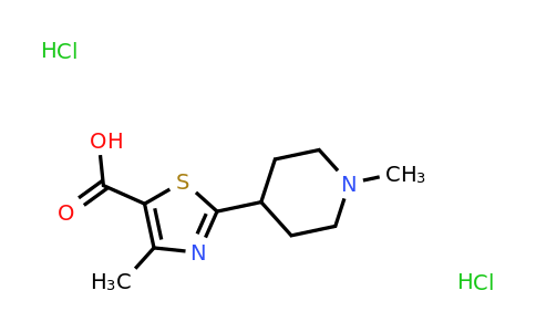 1949816-02-7 | 4-Methyl-2-(1-methylpiperidin-4-yl)thiazole-5-carboxylic acid dihydrochloride