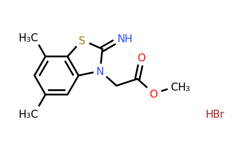 1949816-59-4 | Methyl 2-(2-imino-5,7-dimethylbenzo[d]thiazol-3(2H)-yl)acetate hydrobromide