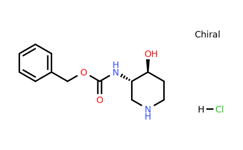 1951441-58-9 | rel-Benzyl ((3R,4R)-4-hydroxypiperidin-3-yl)carbamate hydrochloride