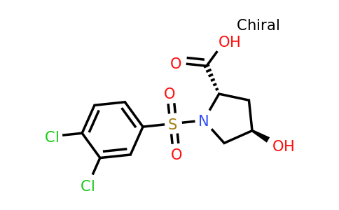 (2s,4r)-1-((3,4-Dichlorophenyl)sulfonyl)-4-hydroxypyrrolidine-2-carboxylic acid