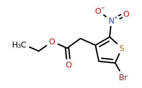1956310-57-8 | Ethyl 2-(5-bromo-2-nitrothiophen-3-yl)acetate