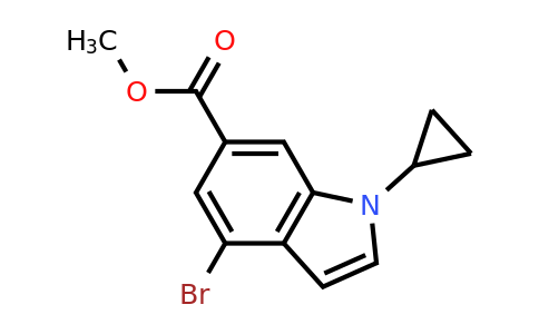 1956327-64-2 | Methyl 4-bromo-1-cyclopropyl-1H-indole-6-carboxylate