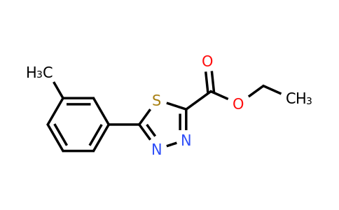 1956354-78-1 | Ethyl 5-(m-tolyl)-1,3,4-thiadiazole-2-carboxylate