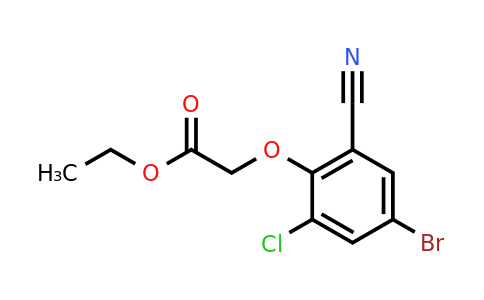 1956356-17-4 | Acetic acid, 2-(4-bromo-2-chloro-6-cyanophenoxy)-, ethyl ester