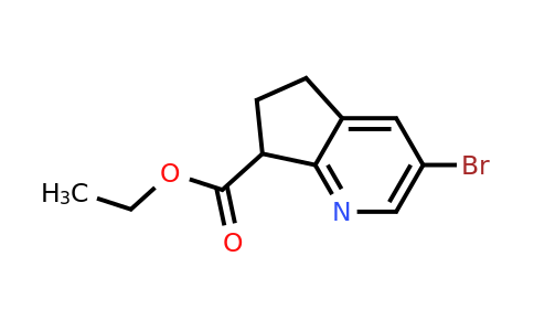 ethyl 3-bromo-6,7-dihydro-5H-cyclopenta[b]pyridine-7-carboxylate