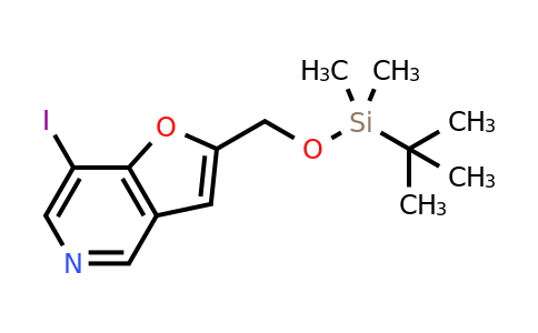 1956364-46-7 | Furo[3,2-c]pyridine, 2-[[[(1,1-dimethylethyl)dimethylsilyl]oxy]methyl]-7-iodo-