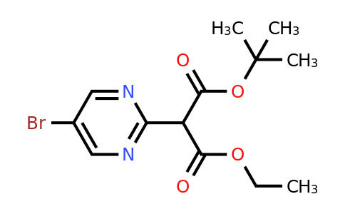 1956366-57-6 | 1-(tert-Butyl) 3-ethyl 2-(5-bromopyrimidin-2-yl)malonate