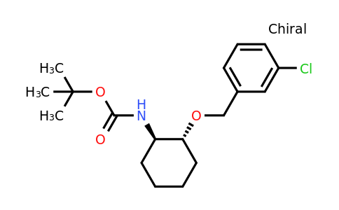 rel-tert-Butyl ((1R,2R)-2-((3-chlorobenzyl)oxy)cyclohexyl)carbamate