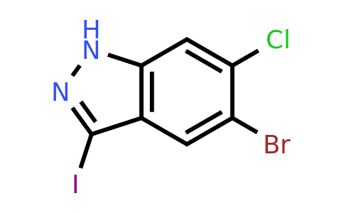 1956371-54-2 | 5-Bromo-6-chloro-3-iodo-1H-indazole