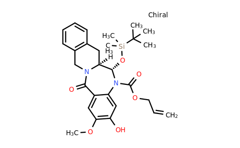 1964490-03-6 | Allyl (6aS)-6-((tert-butyldimethylsilyl)oxy)-3-hydroxy-2-methoxy-14-oxo-6,6a,7,12-tetrahydrobenzo[5,6][1,4]diazepino[1,2-b]isoquinoline-5(14H)-carboxylate