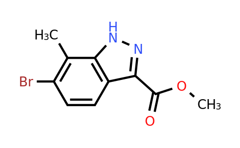 1965309-10-7 | 6-Bromo-7-methyl-1H-indazole-3-carboxylic acid methyl ester