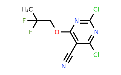 1965309-20-9 | 2,4-Dichloro-6-(2,2-difluoro-propoxy)-pyrimidine-5-carbonitrile
