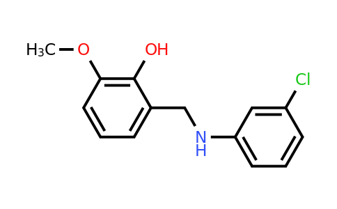 196617-59-1 | 2-(((3-Chlorophenyl)amino)methyl)-6-methoxyphenol
