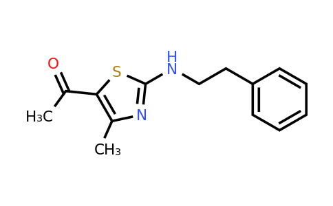 1-(4-Methyl-2-(phenethylamino)thiazol-5-yl)ethan-1-one