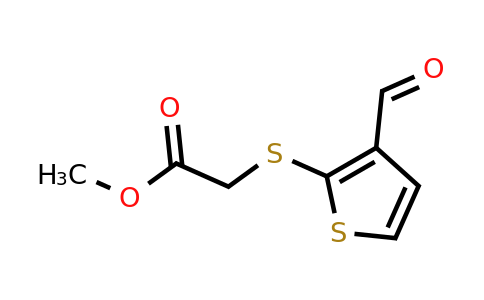 19685-82-6 | methyl 2-[(3-formylthiophen-2-yl)sulfanyl]acetate