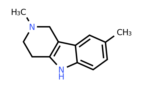 19686-05-6 | 2,8-Dimethyl-2,3,4,5-tetrahydro-1H-pyrido[4,3-b]indole