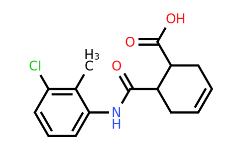 6-((3-Chloro-2-methylphenyl)carbamoyl)cyclohex-3-ene-1-carboxylic acid