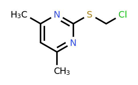 19834-92-5 | 2-((Chloromethyl)thio)-4,6-dimethylpyrimidine