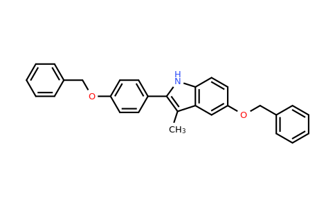 198479-63-9 | 5-(Benzyloxy)-2-(4-(benzyloxy)phenyl)-3-methyl-1H-indole