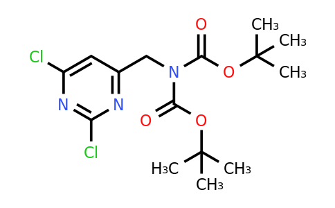 1984827-51-1 | Tert-butyln-tert-butoxycarbonyl-N-[(2,6-dichloropyrimidin-4-yl)methyl]carbamate